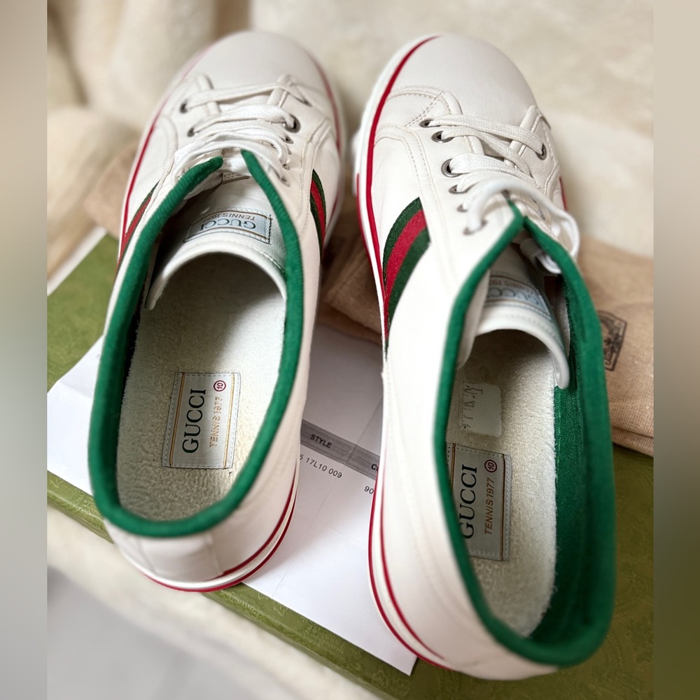 Gucci Tennis 1977 Sneakers, Size Men’s US 10